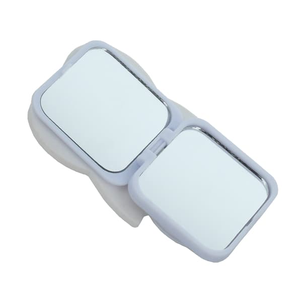 Mobilring - Kat med spejl - Hvid