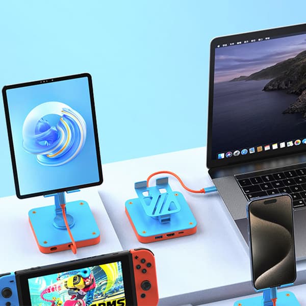 INF 3-i-1 USB-C Hub med HDMI, USB 3.0 og PD-opladning