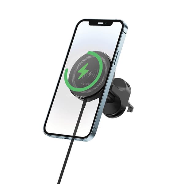 Forever Magneettinen setelinpidike langattomalla latauksella Qi2 15W - Svart