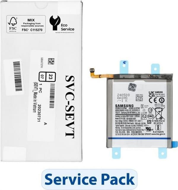 Samsung Batteri ServicePack EB-BS901ABY för S22 5G S901 GH82-27494A
