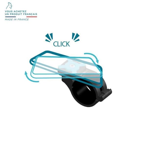 Smartphonestöd - MOBILIS - Universal - Cykelstyre - Antivibration - Tillverkat i Frankrike