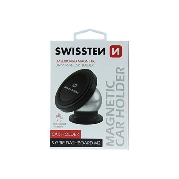 Swissten S-Grip Dashboard M2 Magnetic Mount Svart
