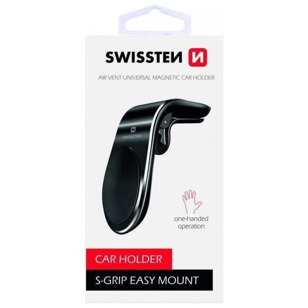 SWISSTEN Magnetisk Bilhållare - Easy Mount - Svart.