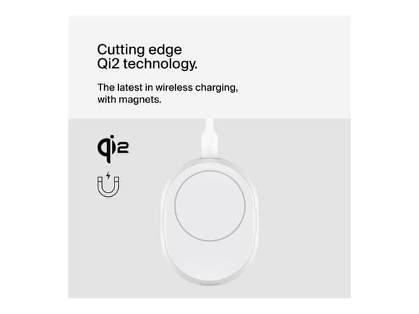 Trådlös laddningssupport - Belkin - BoostCharge Pro - Magnetisk - Konvertibel - Qi2
