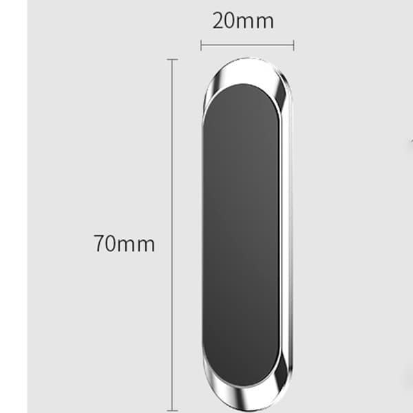 INF Magnetiskt mobiltelefonfäste för bil Svart