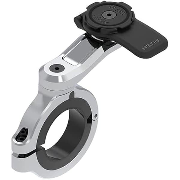 Stöd för Smartphone - QUAD LOCK - Pro Krom - Aluminium - Kompatibel med iPhone/Samsung - Enkel Installation