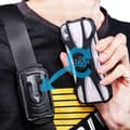 Miniatyrbilde 5 av 5: INF Multifunksjonell midjeklips ryggsekklips med telefonholder - Klassisk svart