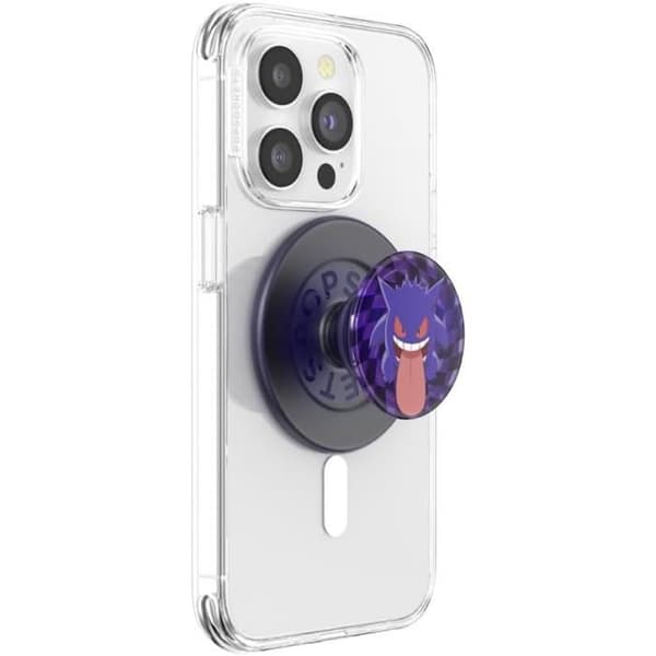 PopSockets PopGrip Round för MagSafe - MagSafe-adapterring inkluderad - Stöd och handtag för smartphone och skal med