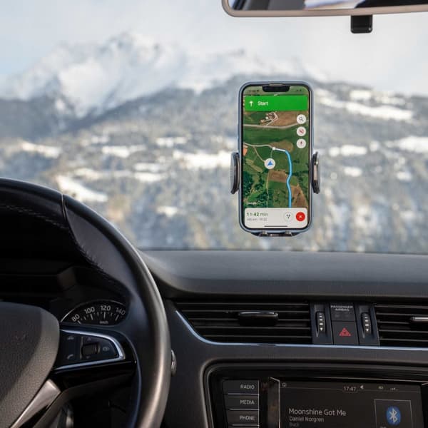Spacecase Biltelefonholder Universal Til Vindue Dashboard Sort