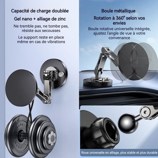TD® Car Bluetooth Mobiltelefonhållare för soli högpresterande handsfree smart mp3-musikspelare