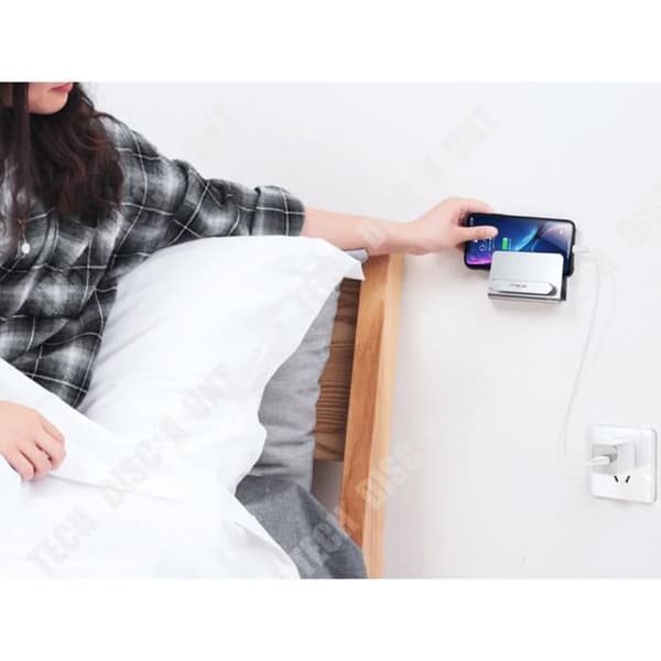 TD® mobiltelefonhållare Väggfäste Kabelfri design Långvarigt lim