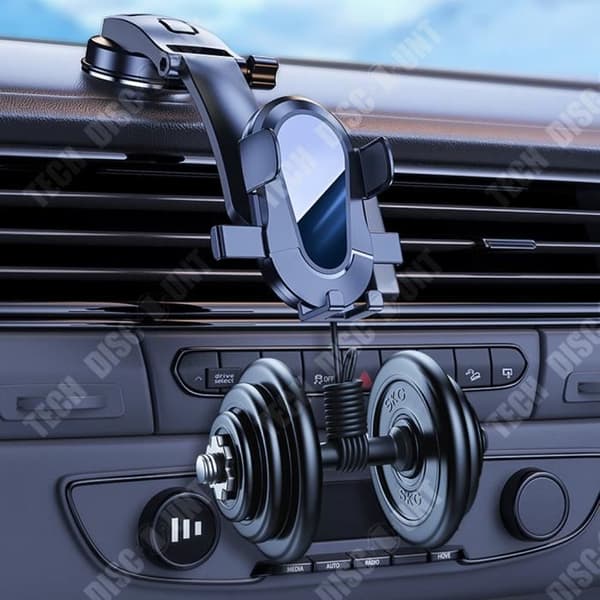 TD® Bilmobilhållare Sugkopp Typ Bil Dash Mount Fast Hållare Mobiltelefonhållare