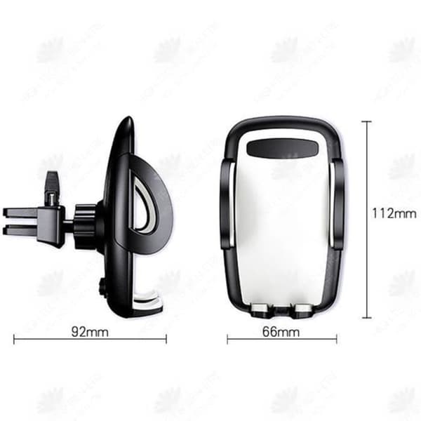 HTBE® billuftutloppsblad universalklämma mobiltelefon GPS-navigator universal mini universalfäste
