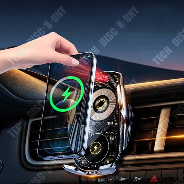 TD® Transparent navigationshållare för trådlös laddning av bilens mobiltelefon Specialhållare för bilen