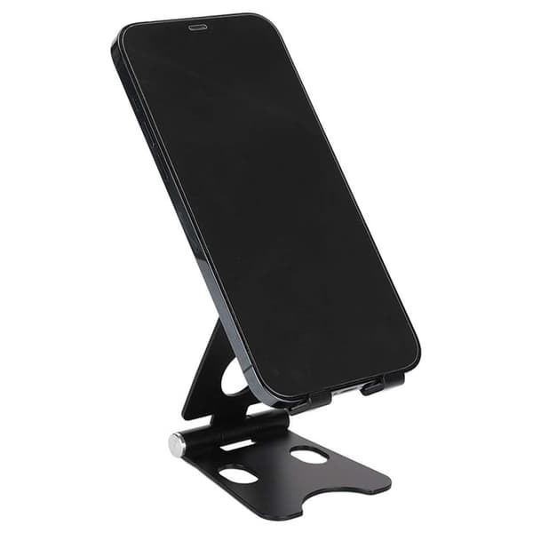 Siirrettävä teline | Pöytäteline älypuhelimelle ja tabletille Metal Black
