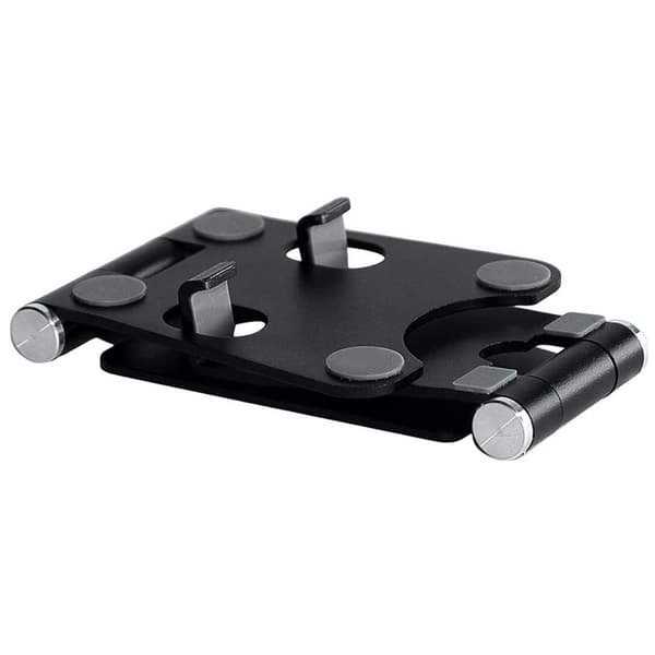 Siirrettävä teline | Pöytäteline älypuhelimelle ja tabletille Metal Black