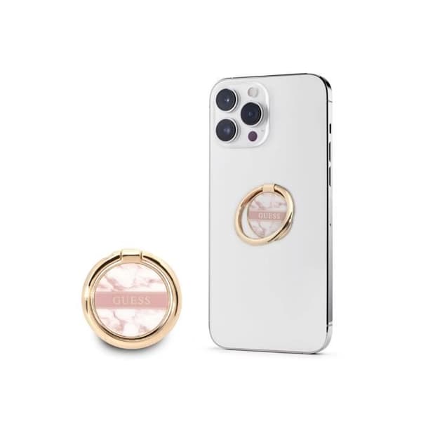 Guess Pink Marble Pattern Universal Support Ring
