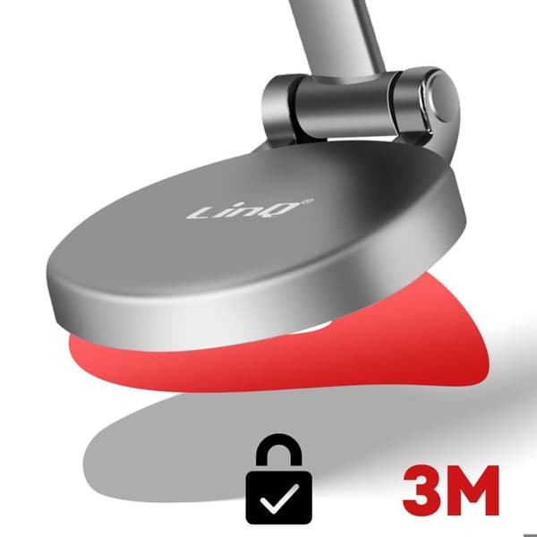 Stöd för MagSafe-bil med 360° roterande LinQ Silver