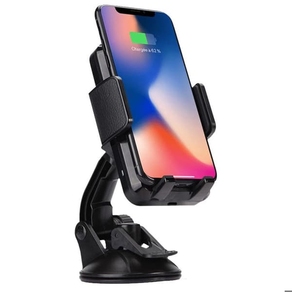 Stöd Auto Laddare Qi Smartphone Fäste Vindruta/ Luftgaller Akashi