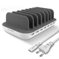 Miniatyrbild 2 av 4: Laddningsstation för flera enheter 6x USB-portar 1x USB-C-port 4Smarts Vit