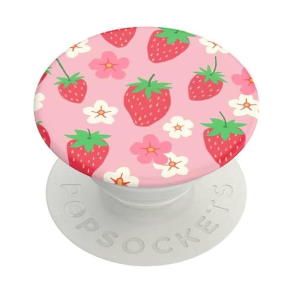 Smartphonetillbehör - POPSOCKETS - Berry Bloom - Grip - Videostöd - Rosa