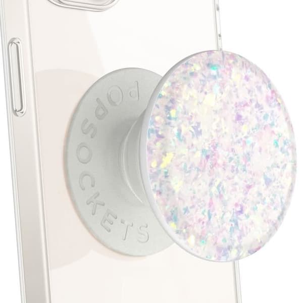 PopGrip Iridescent Confetti Handtag Fäste Klisterhållare Popsockets Glittrande