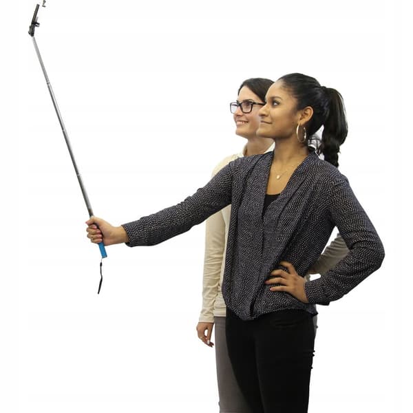 Selfie stick monopad holder