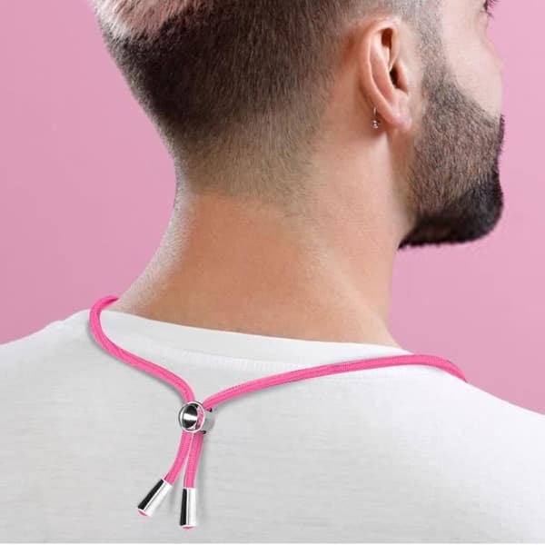 Cordon Smartphone med Universell Justerbar Silikon 90cm fuchsia