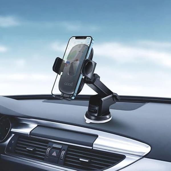 Bilhållare - COOL - Universal - Sugkopp - Smartphone - Svart