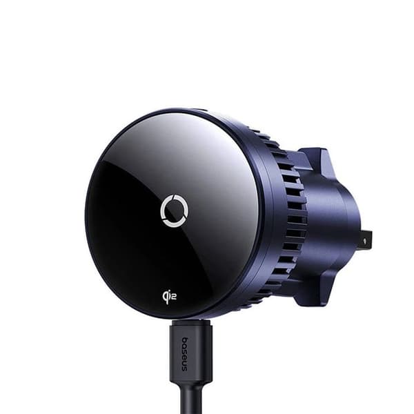 Stöd för Magnetbil 15W för Ventilationsgaller - Baseus MagPro (C40164100121-01) - Kosmisk svart