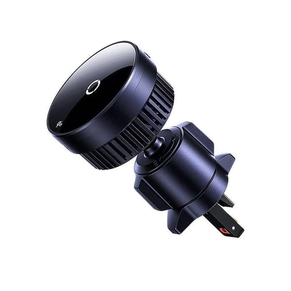 Stöd för Magnetbil 15W för Ventilationsgaller - Baseus MagPro (C40164100121-01) - Kosmisk svart