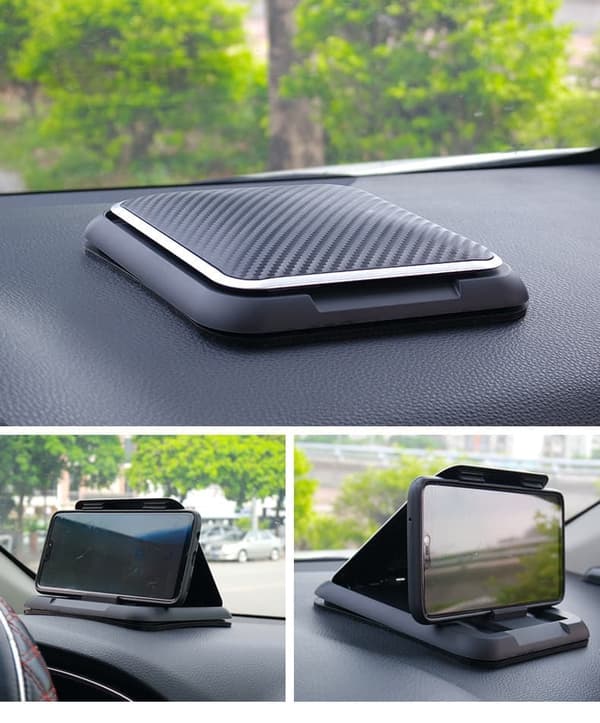 Halkfri bil Dashboard Mobilhållare för iPhone Samsung