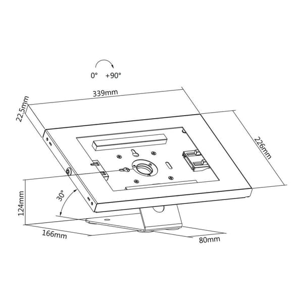 Tablet-holder MacLean MC-475W Hvid