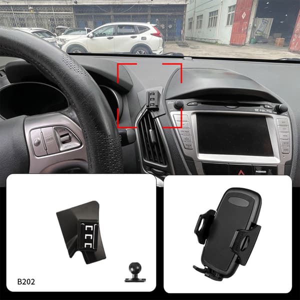 Matkapuhelimen pidike Hyundai IX35 2010-2015
