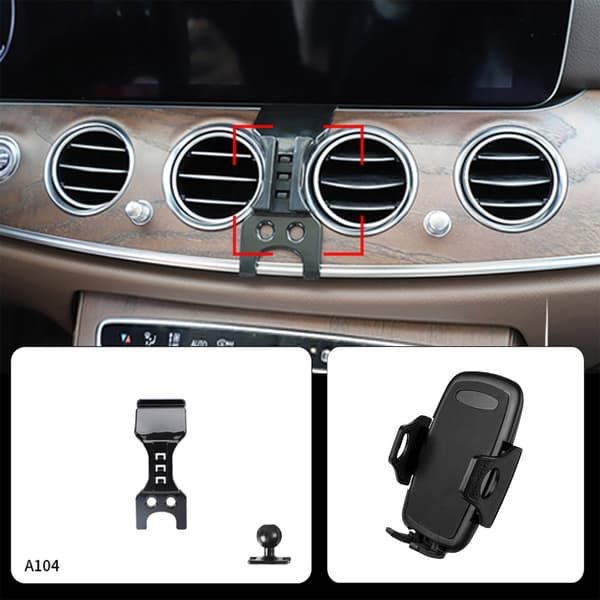 Mobilholder Mercedes-Benz E-klasse 2016-2023 / CLS 2018-2023 / E-Coupe 2017-2022 / Mercedes-Benz GT-serie 20-2021