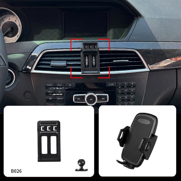 Mobilholder Mercedes-Benz C-klasse modeller 2011-2013