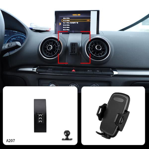 Mobilhållare Audi A3 2014-20