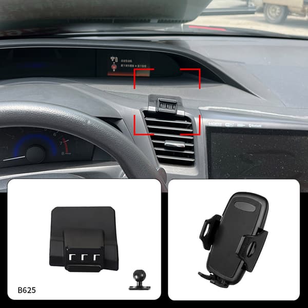 Matkapuhelimen pidike Honda Civic 2012-2014