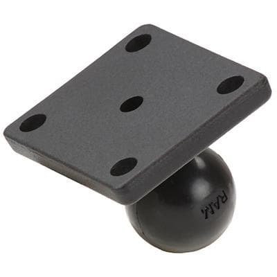 RAM Mount Basic flad lige, 2 x 1,7 med B-Kugel (1 ), AMPS Lochraster