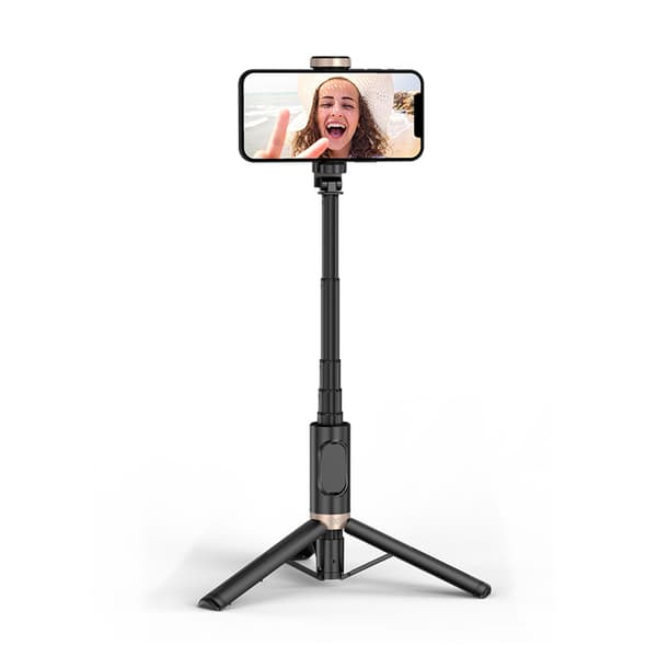 XO Selfiepinne med Bluetooth og innebygd stativ - 72 cm