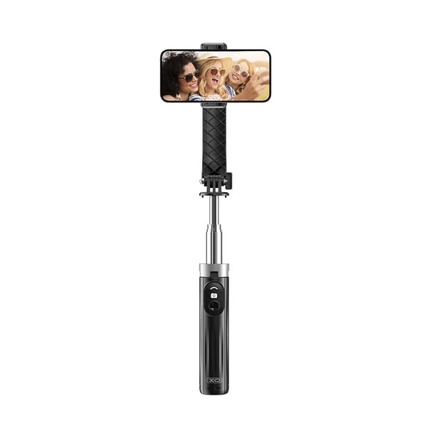 XO Selfie-tikku Bluetoothilla ja sisäänrakennetulla jalustalla - 100 cm