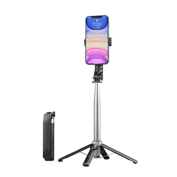 XO Selfie-tikku Bluetoothilla ja sisäänrakennetulla jalustalla - 100 cm
