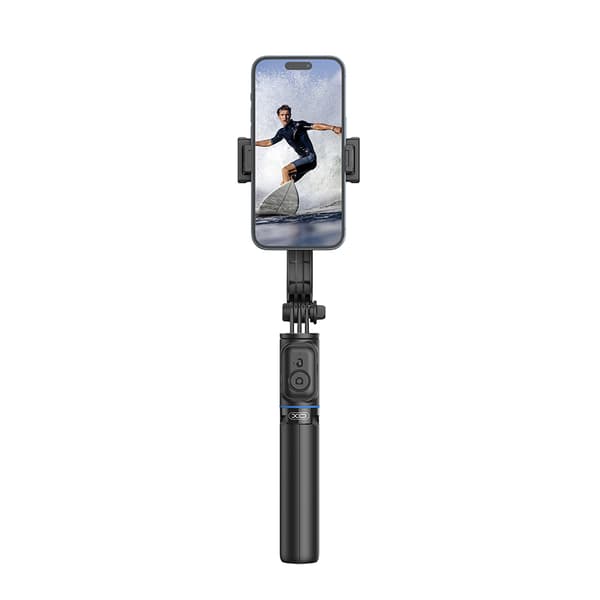 XO Selfie-stick med Bluetooth og indbygget stativ - 106 cm