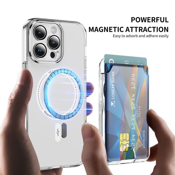INF Magnetisk kortholder med stativ til telefon