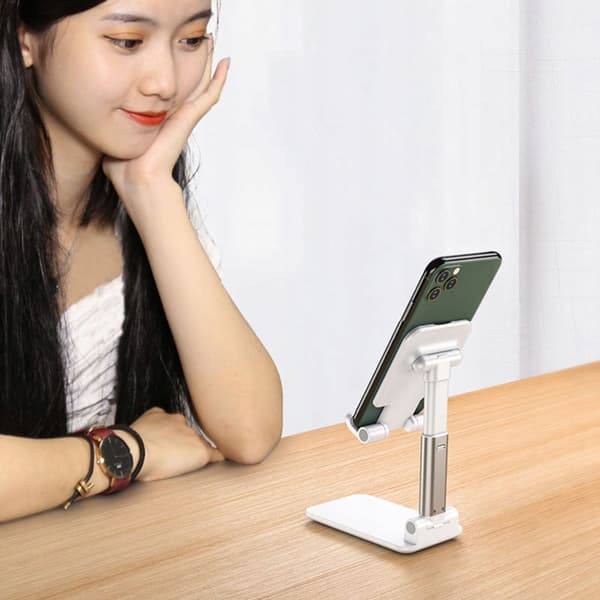 STAND TABLETMONHOLDER TIL BORD FOLDBAR 4-13" SORT