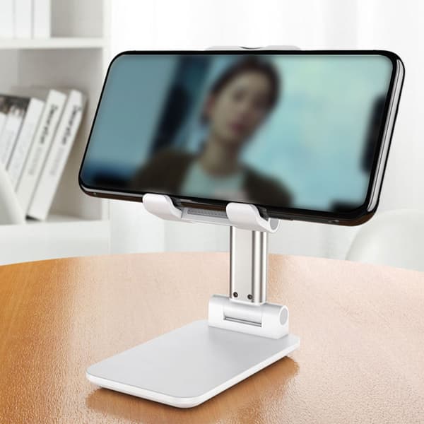 STAND TABLETMONHOLDER TIL BORD FOLDBAR 4-13" SORT