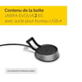 Miniatyrbild 3 av 4: Laddstation - JABRA - Evolve2 85 - Snabbladdning - Praktiskt stöd - Svart färg