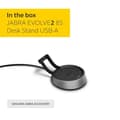 Miniatyrbild 4 av 4: Laddstation - JABRA - Evolve2 85 - Snabbladdning - Praktiskt stöd - Svart färg