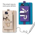 Miniatyrbild 3 av 4: Telefonfäste - telefonsupport Generisk If Bookaroo Mobiltelefonhållare Lila