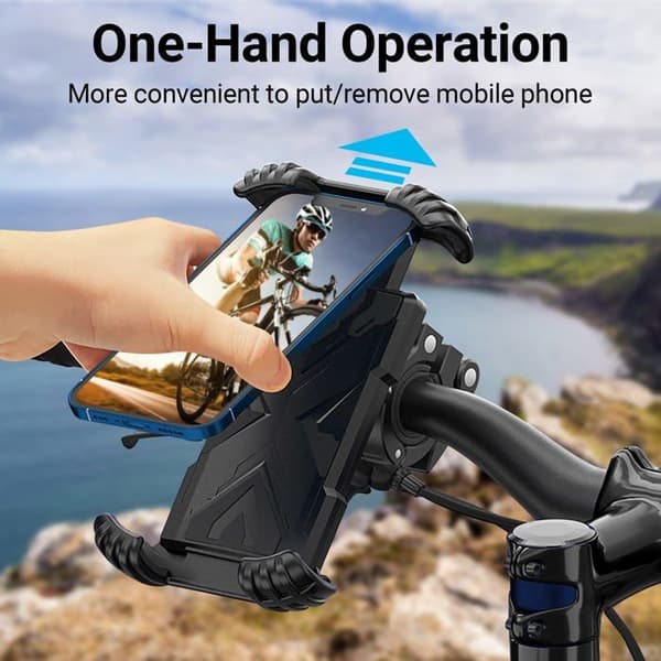 Epxee - EPXDE015 - Universal cykelhållare för mobiltelefoner för 4,7-7,0" smartphone med 360 rotation